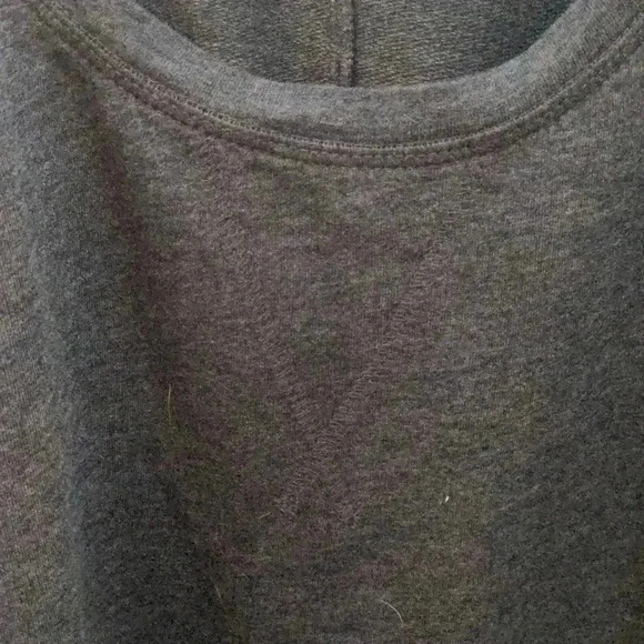 Lane Bryant Gray Crew Neck Banded Bottom Tshirt - Picture 6 of 9